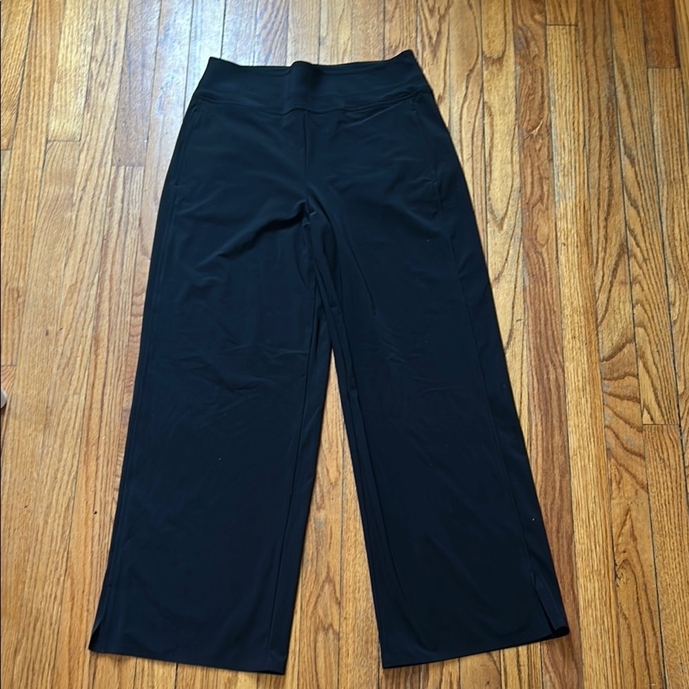 Athleta Black Wide Leg High Waisted Pants